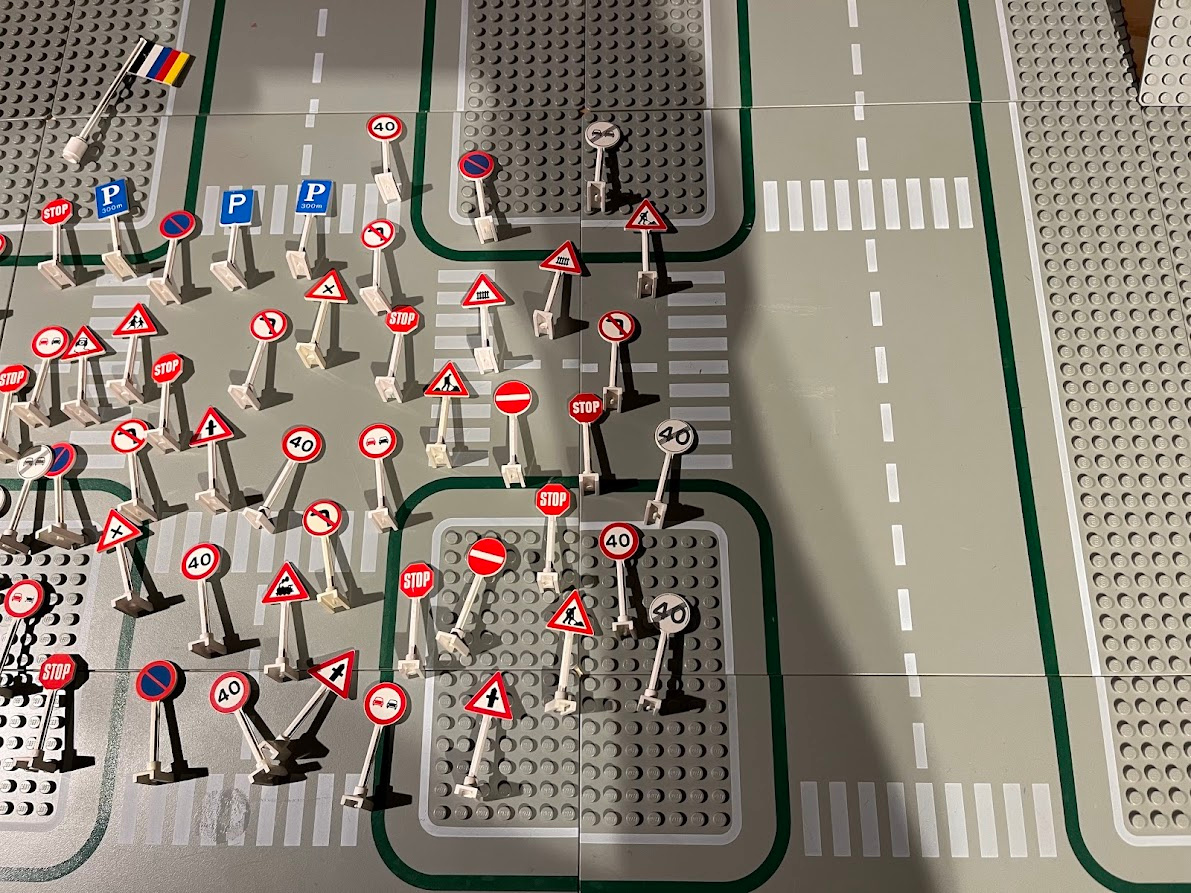 LEGO SILNICE 6310, 6311, 6312, 6313 + DOPRAVNÍ ZNAČKY MIX - 5