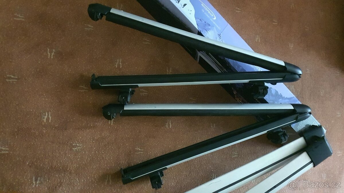 STŘEŠNÍ PŘIČNIKY+NOSIČE LYŽI - WHISBAR - USA - SUPER CENA - 5