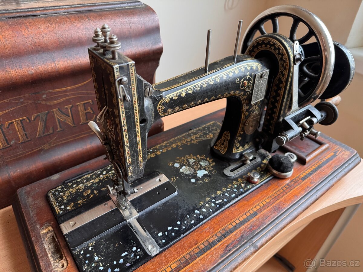 Šicí stroj Gritzner “B” s krytem - 5