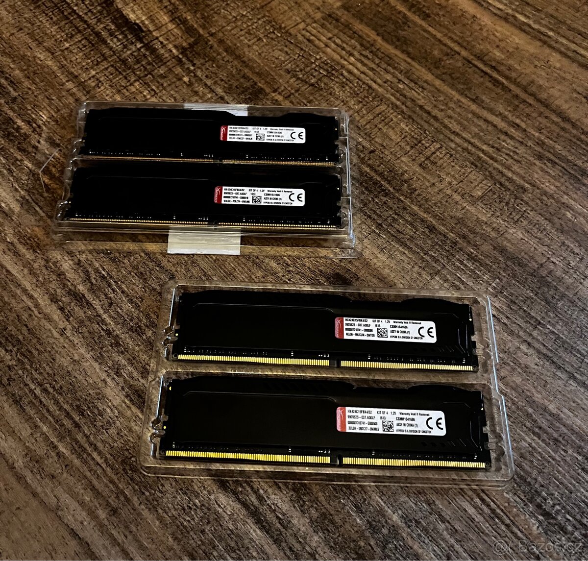 32gb RAM 4x8gb kingston hyperX fury DDR4 - 5