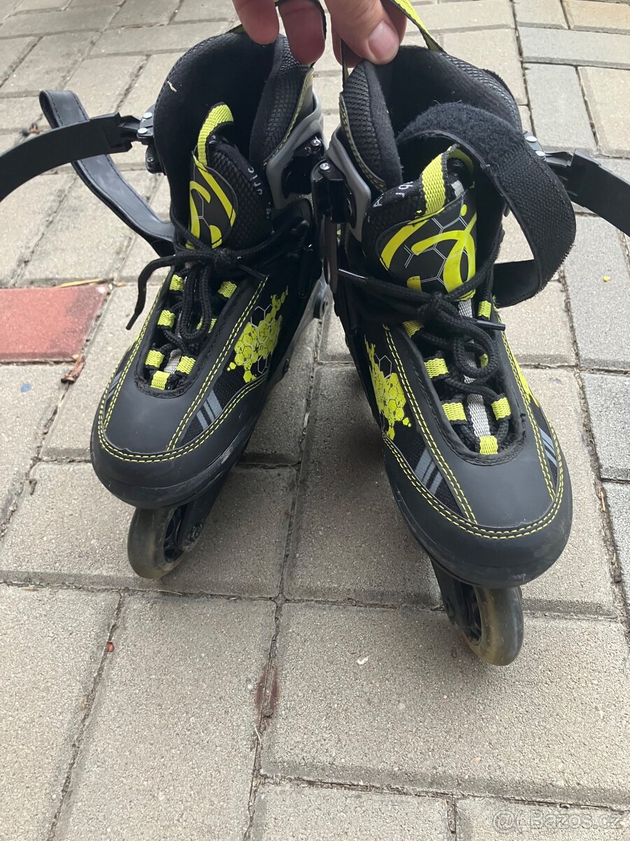 Kolečkové brusle crivit vel. 29-33 - 5