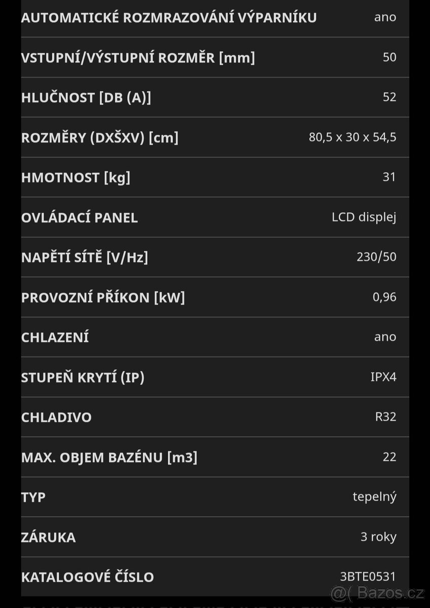 Tepelné čerpadlo Azuro 5kw - 5