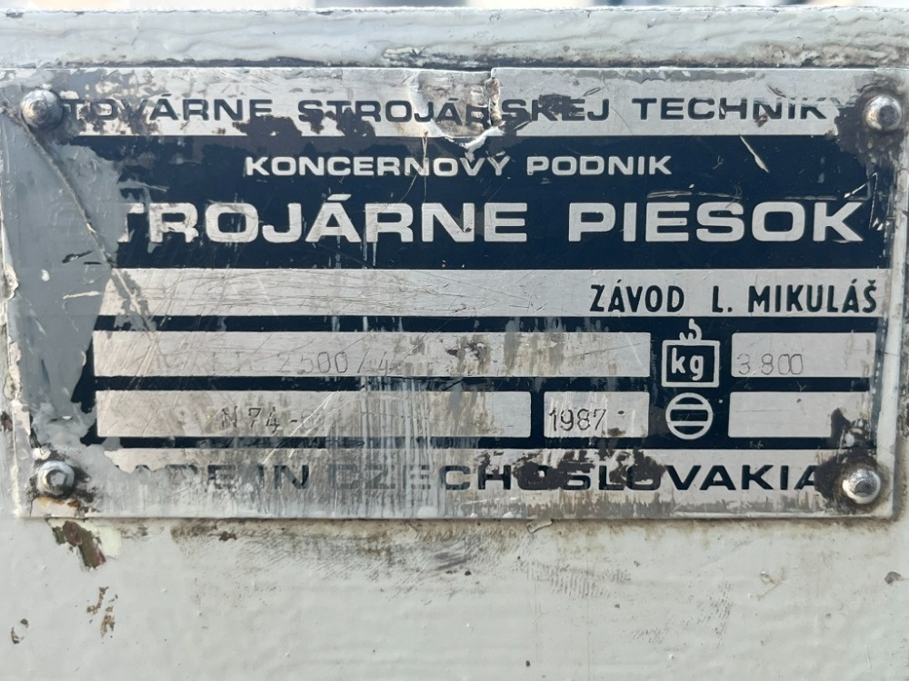 36. Tabulové nůžky NTC 2500/4 - 5