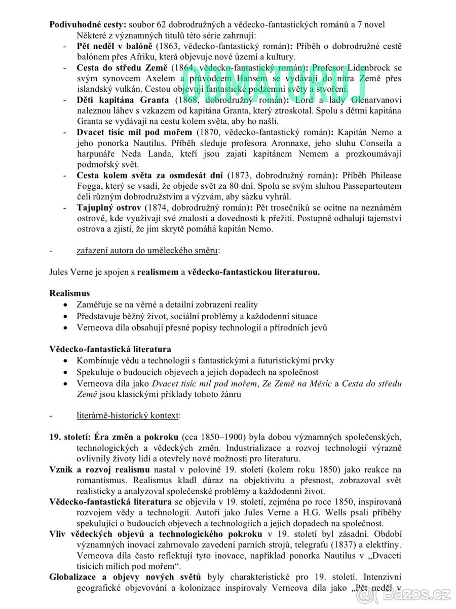 Maturitní četba & Otázky k maturitě 2026 - 5