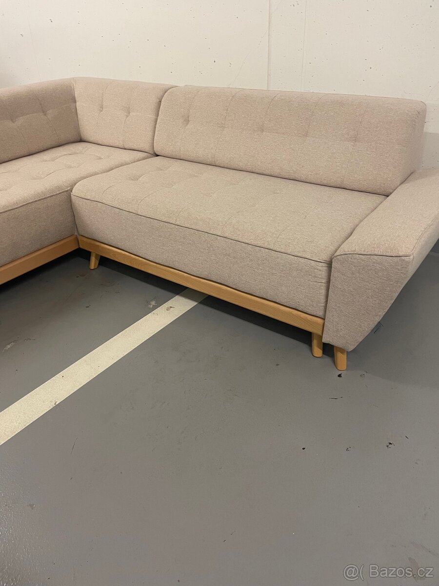 Béžová pohovka Daisy - 5