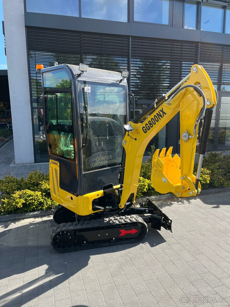 Minibáger GG800NXC-Koncoročná AKCIA + Dovoz GRÁTIS - 5