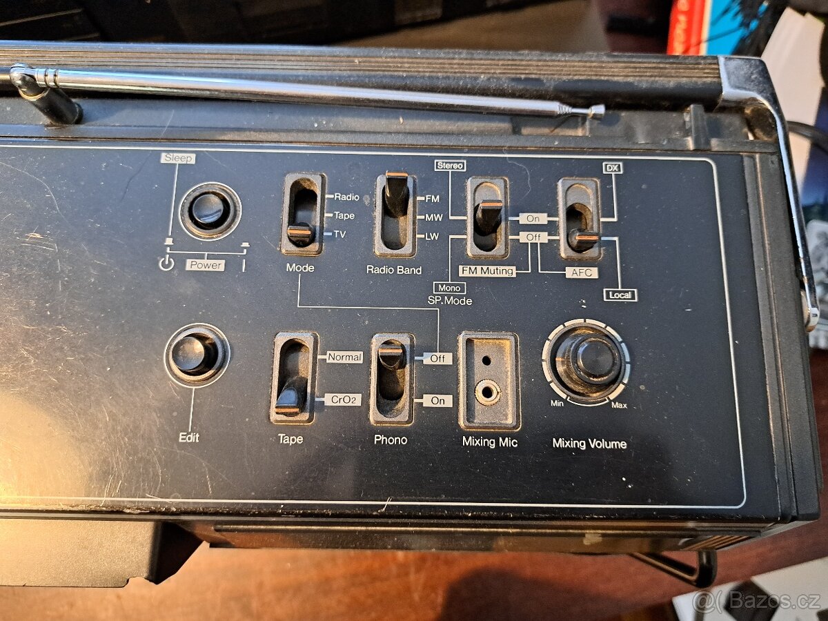 SHARP 5P-37G ohromný boombox plně funkční - 5