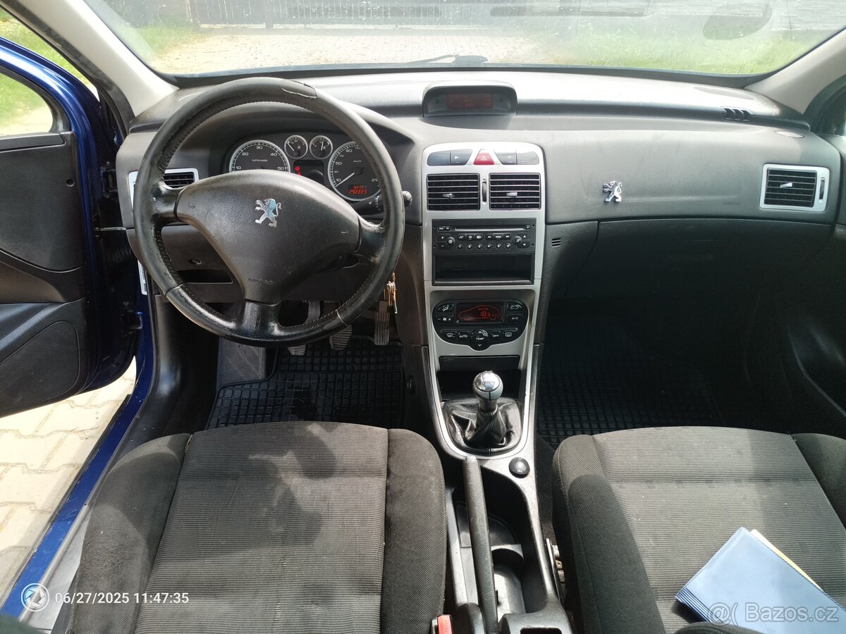 Peugeot 307 SW 1.6 HDI, 80 kW – klimatizace, panorama - 5