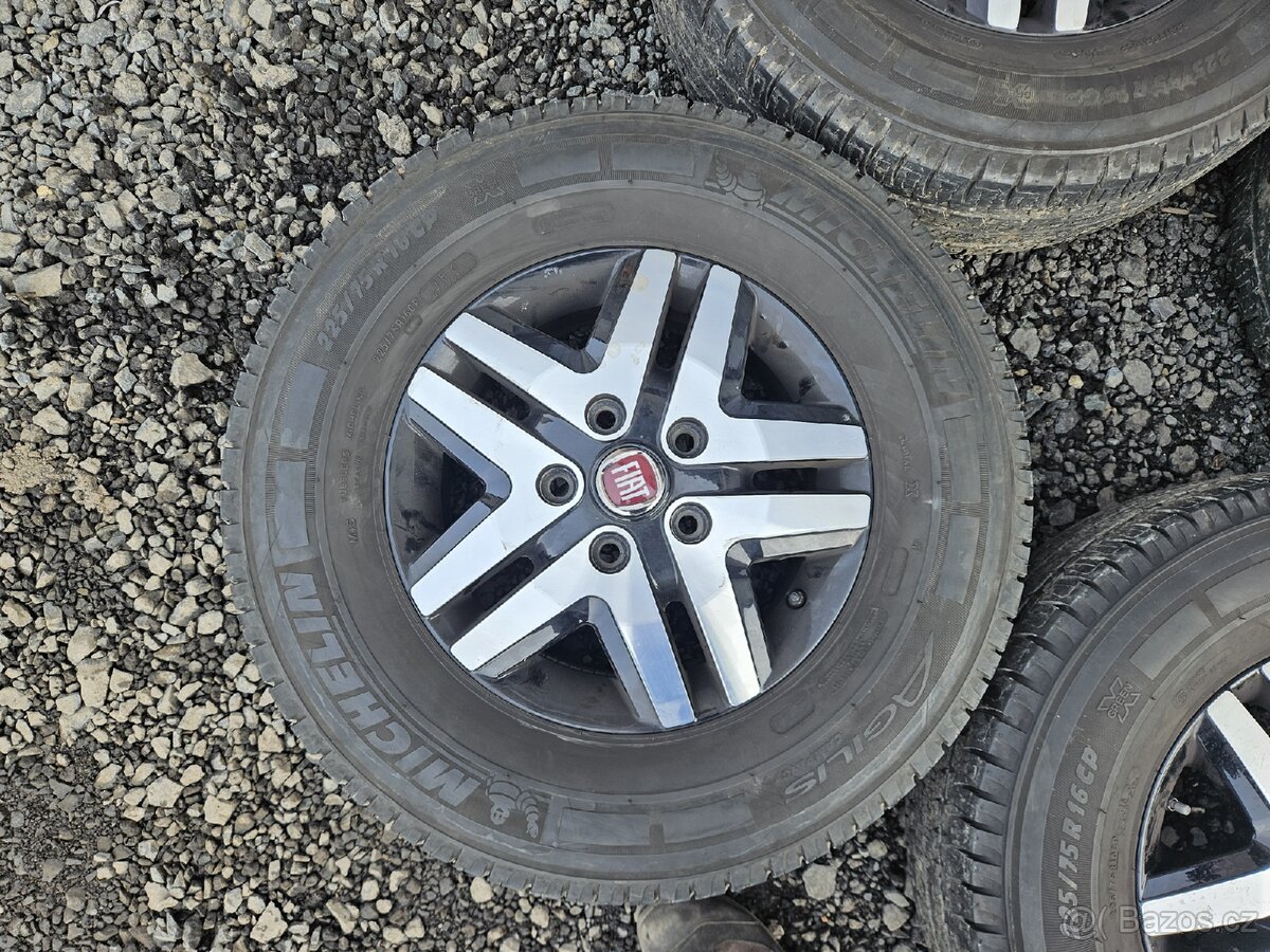Alu kola Fiat ( Sevel ) 16" 5x130 letní 225/75 R16 - 5