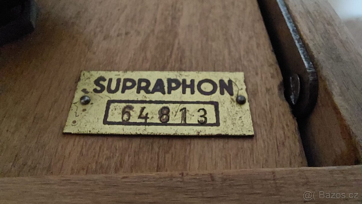 2× Funkční gramofon Supraphon – sběratelský, retro - 5
