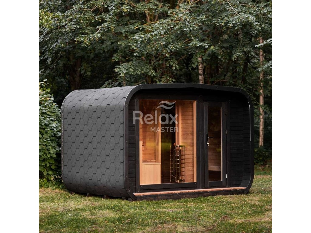 Finská sauna LUX s předsíní 245×340 - 5