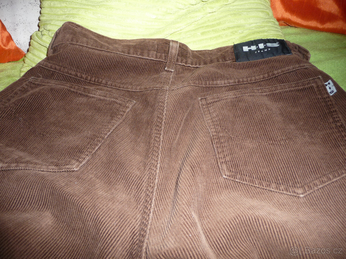 HIS manšestrové dámské kalhoty (rifle, džíny) vel. 40 - 5