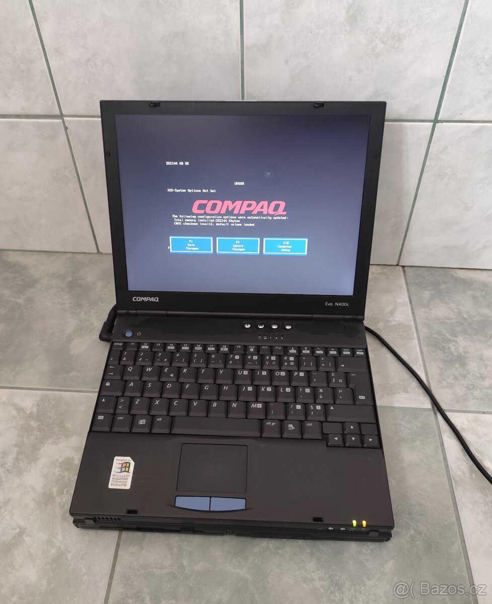 RETRO NOTEBOOK COMPAQ EVO N400c Z ROKU 2001 PRO SBĚRATELE - 5