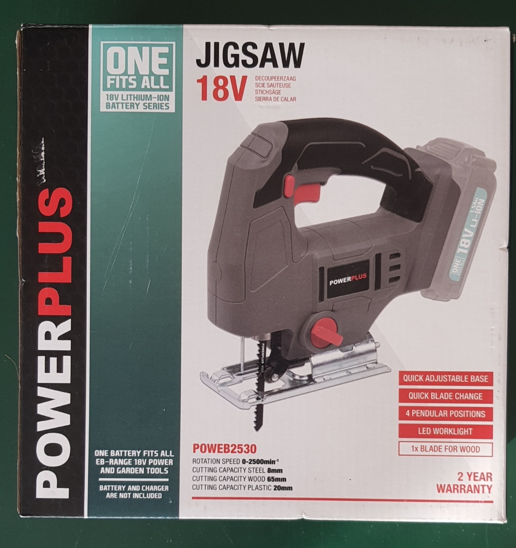 Přímočará pila 18V (bez akumulátoru) POWEB2530 - 5