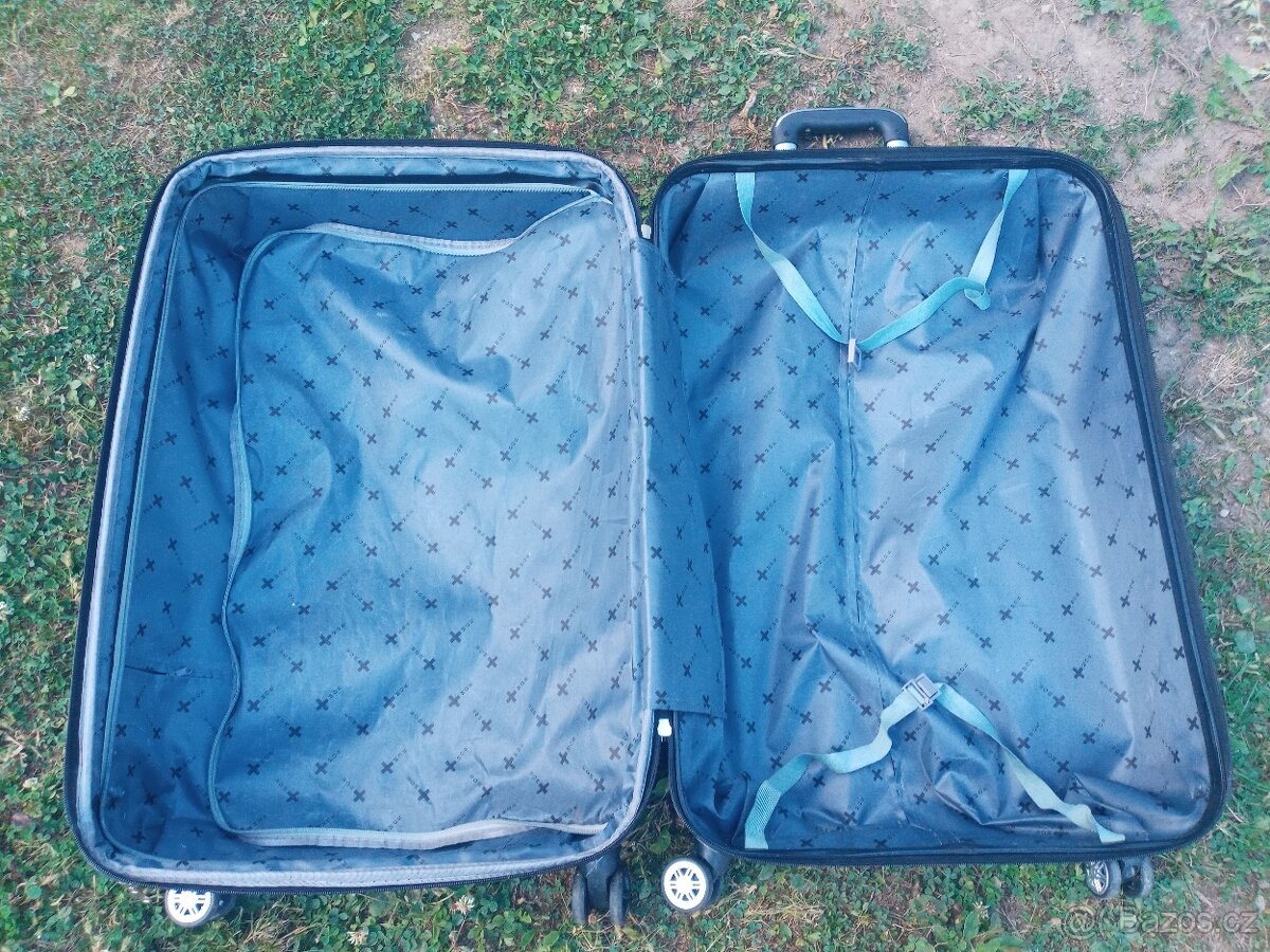 Skořepinový cestovní kufr - velký - 5