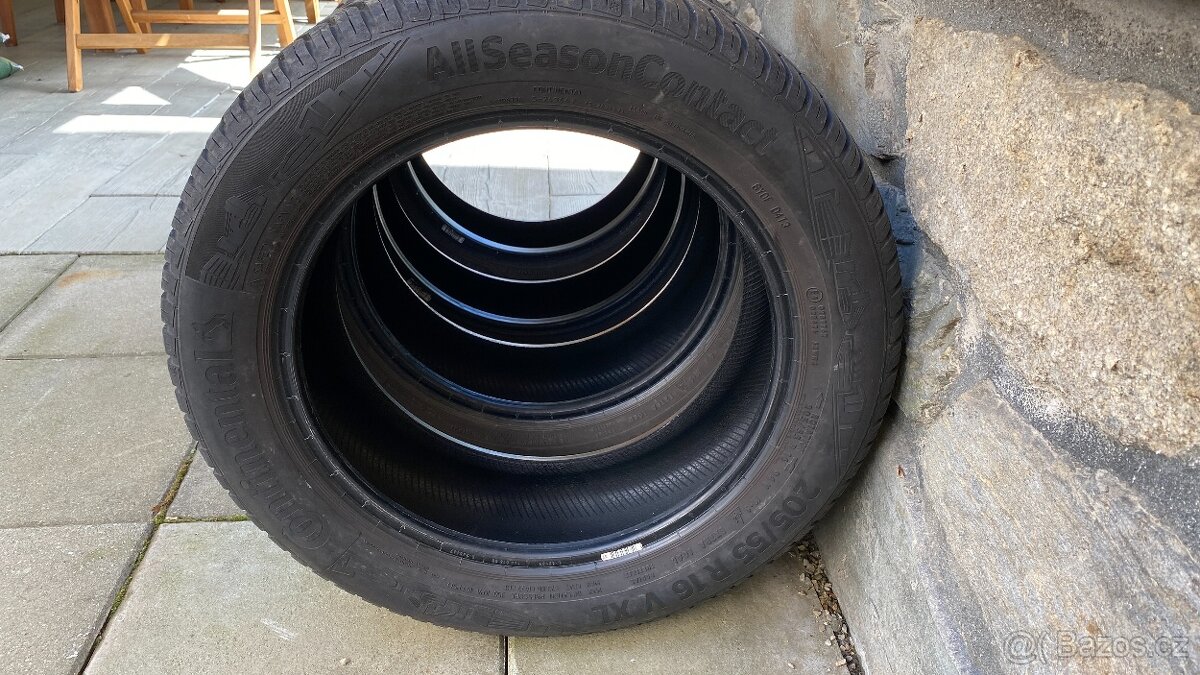 Prodám 4ks celoročních pneu 205/55/16 - 5