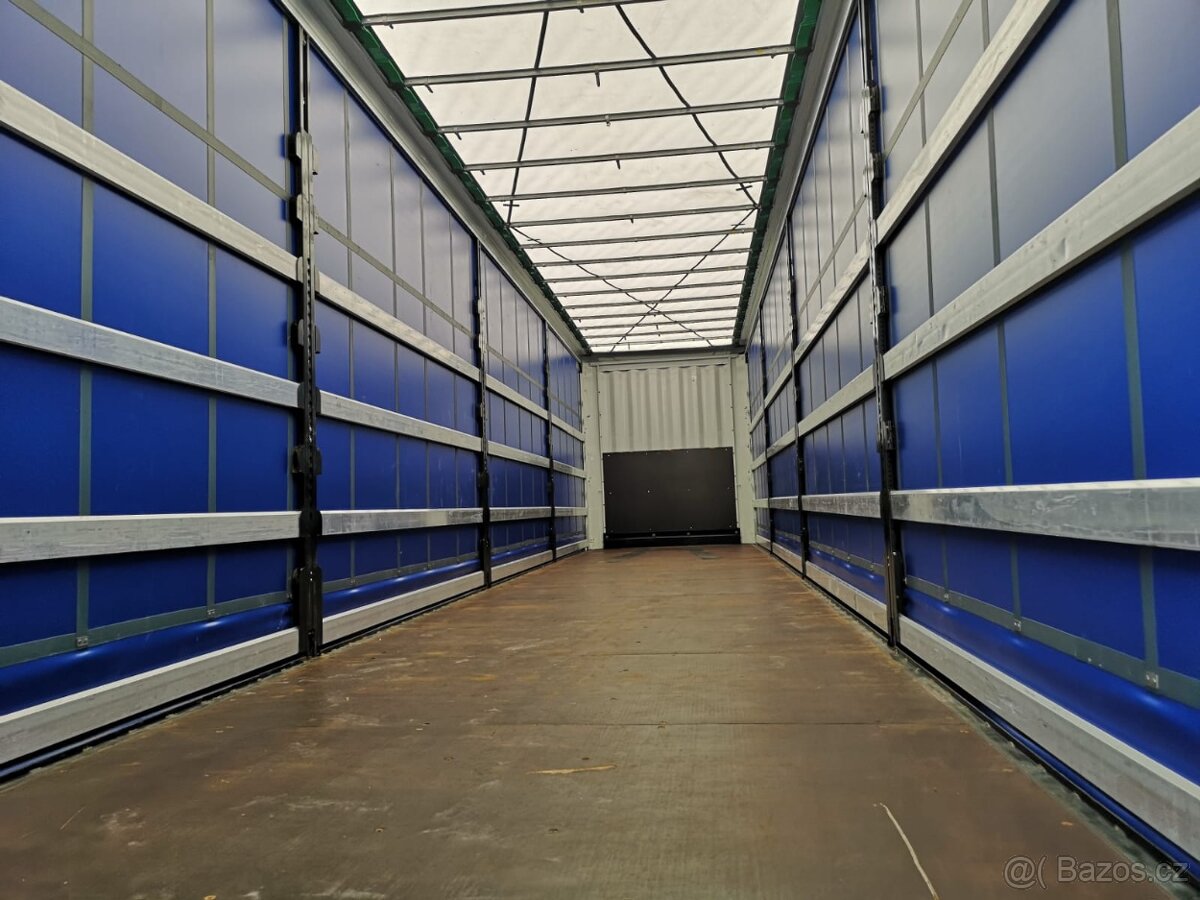 Jednoosý návěs lowdeck Krone r.v.2022. Málo jetý - 5