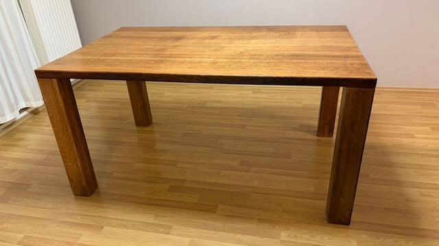 Dubový masivní stůl + 4ks židlí - 5