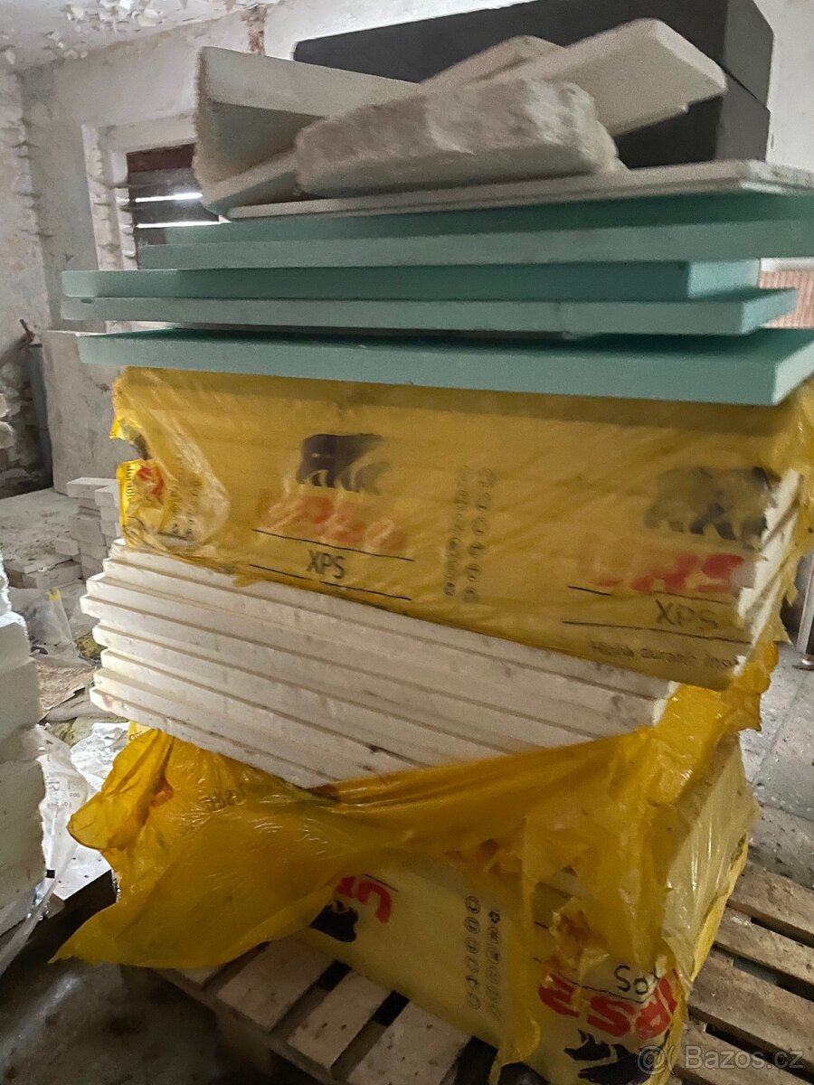 Polystyren, extrudovaný polystyren, izolační vata - 5