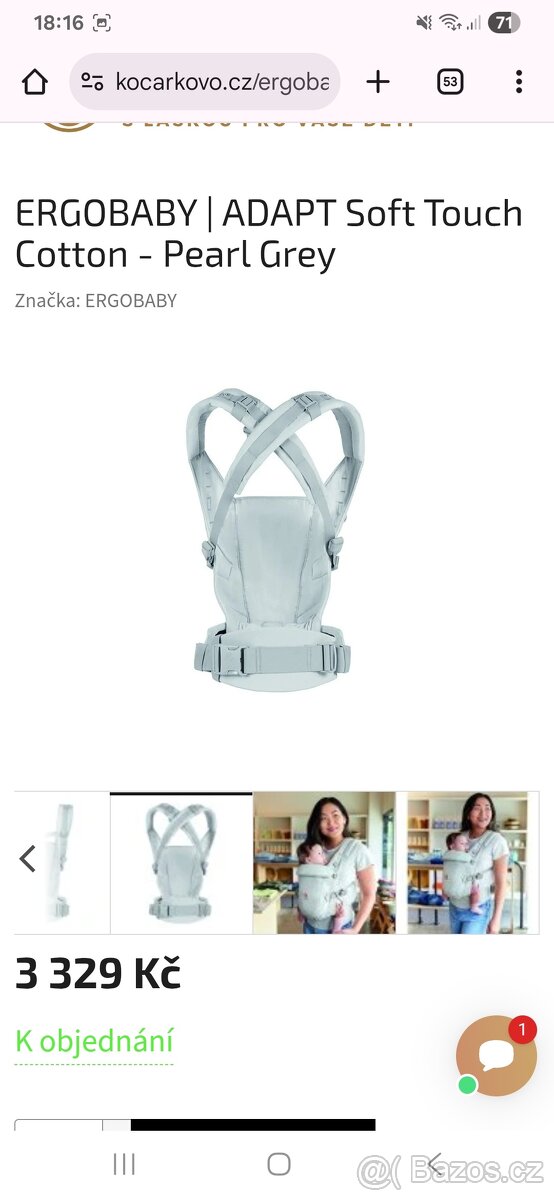 Nosítko Ergo baby adapt - 5