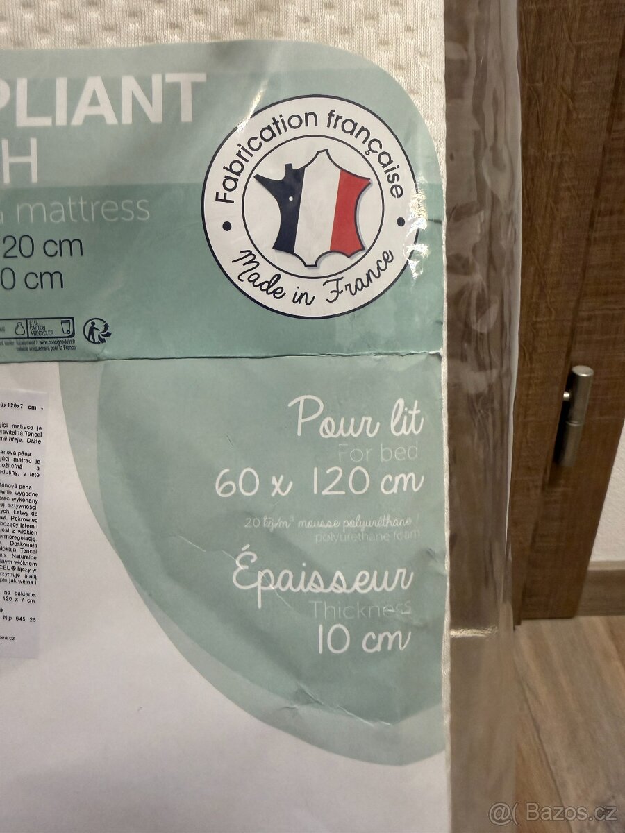 Skládací cestovní matrace Candide Tencel - vel. 60x120cm - 5