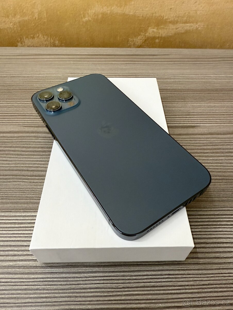 Apple iPhone 12 Pro Max 256GB modrý, TOP stav, baterie 100% - 5