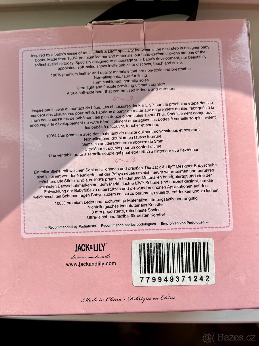 Barefoot detske sandaly JACK&LILY - 5