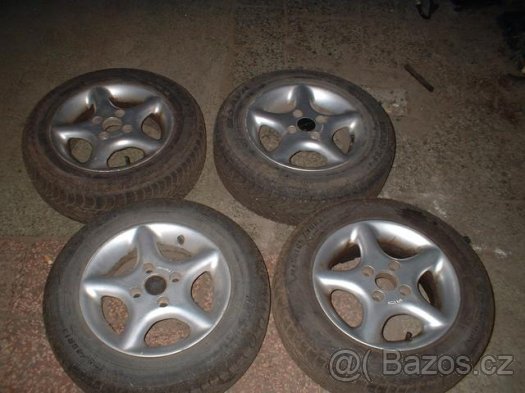 4x použitý alu disk Škoda Fel - 5