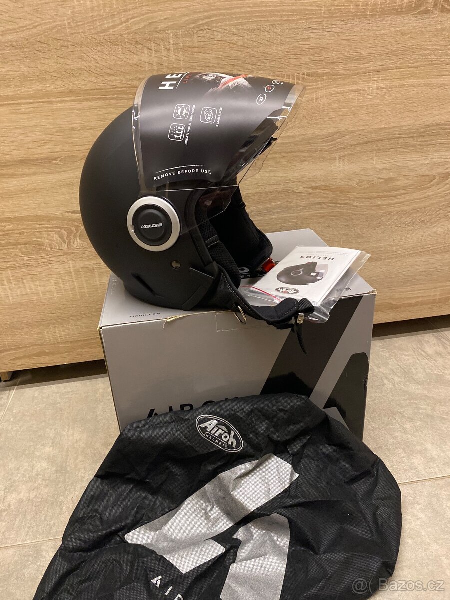Otevřená helma na motorku AIROH Helios, vel. S - 5