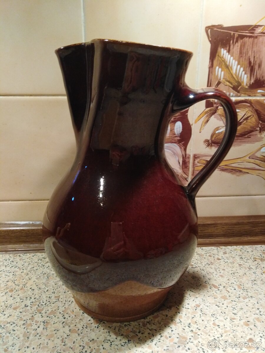 Velký keramický džbán. - 5