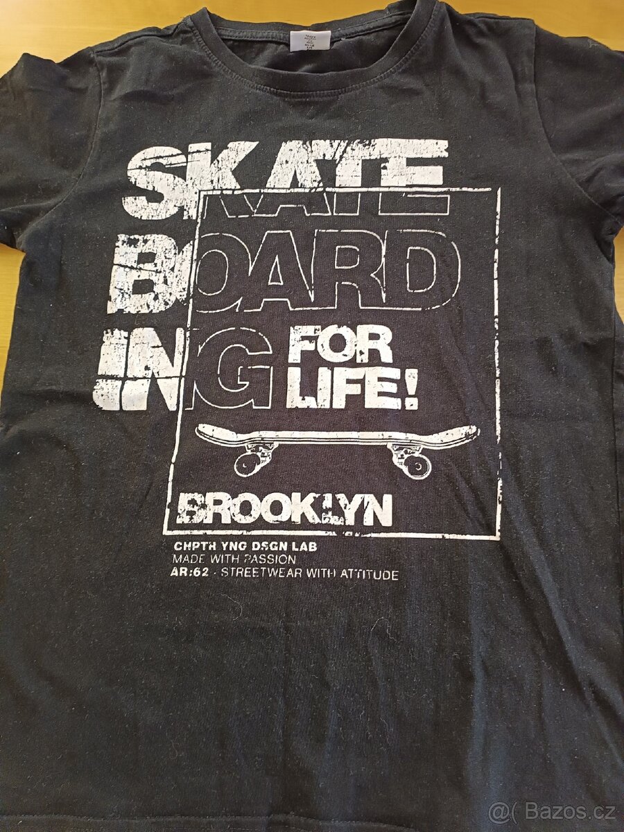 Oblečení a kšiltovka - SKATE,158/164 - 5