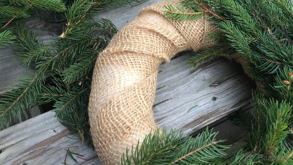 Dekorační Jutový pás, stuha - 5