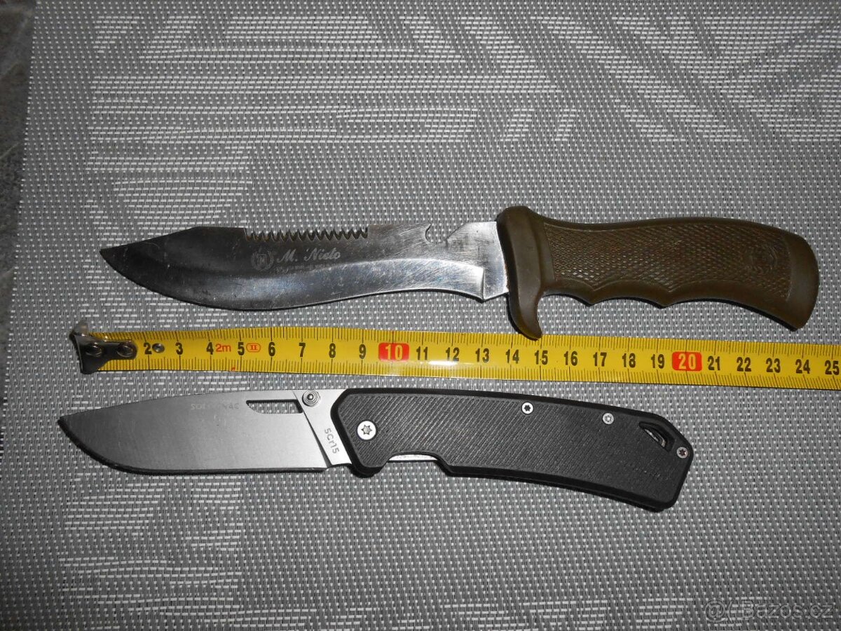 Lovecký zavírací nůž SOLOGNAC 19,5cm - zachovalý - foto - 5