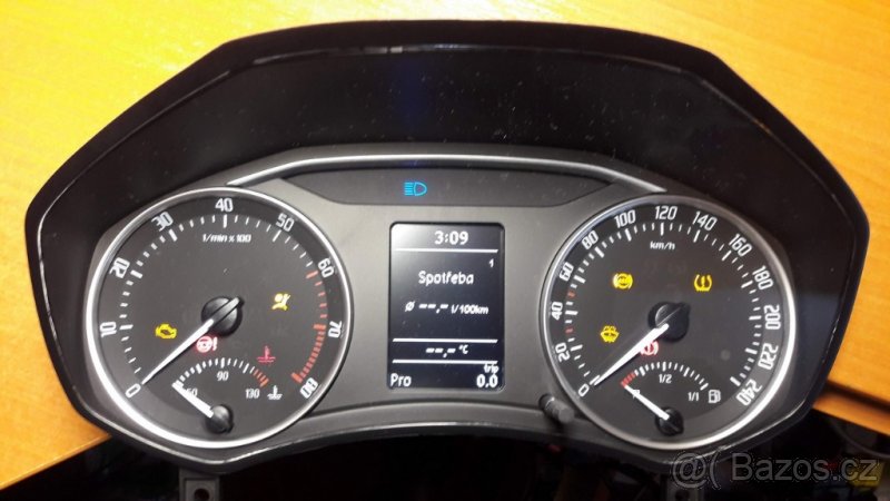 Octavia 2 plně grafické maxidot budíky 1Z0920843F facelift - 5