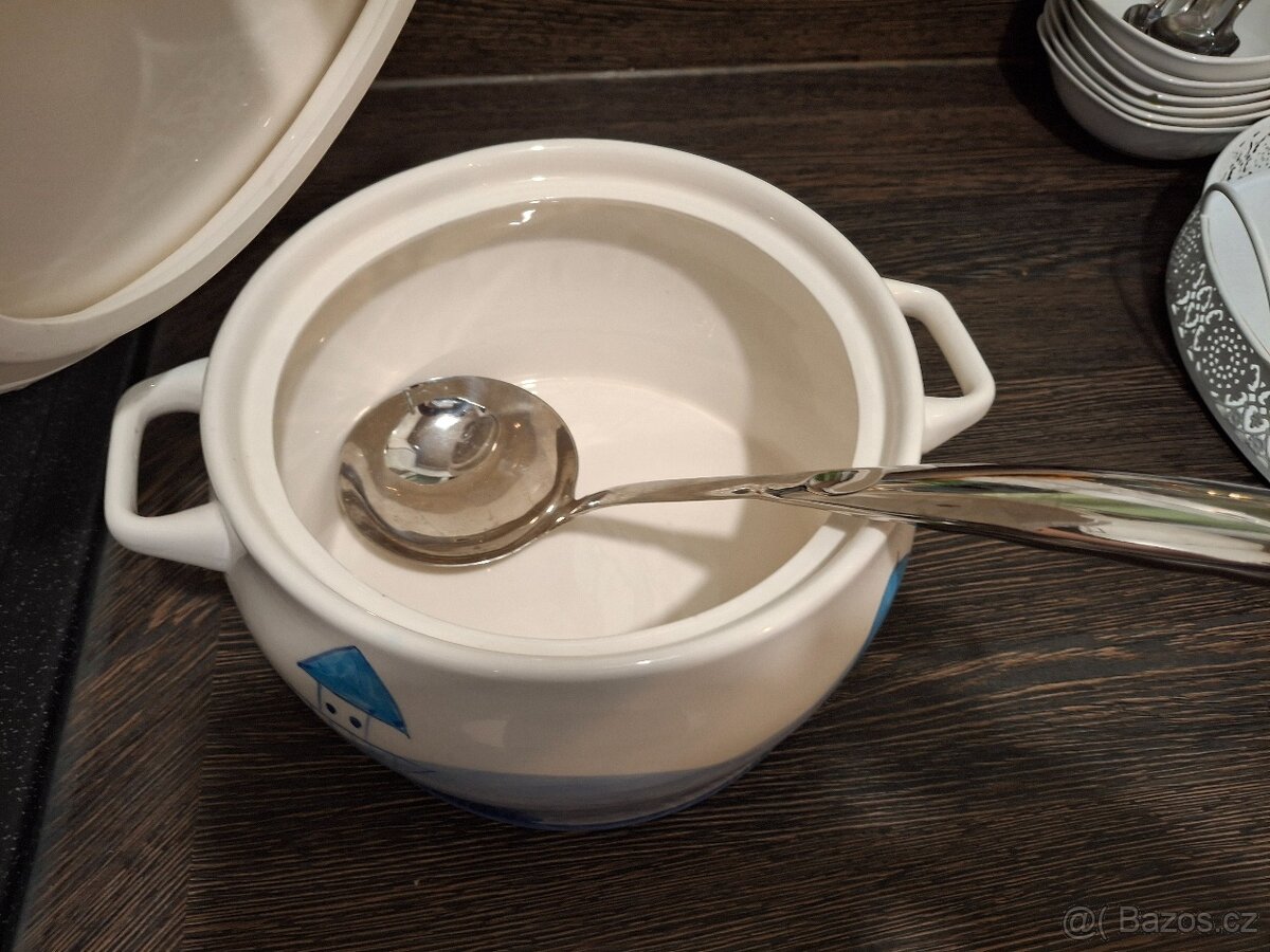 Keramická mísa na polévku velká z Kouzla domova - 5