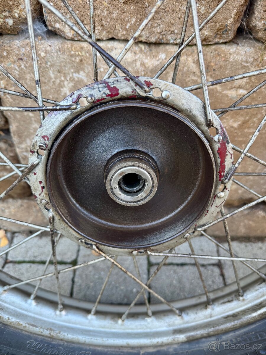 ČZ 125 T - přední a zadní kolo - 5