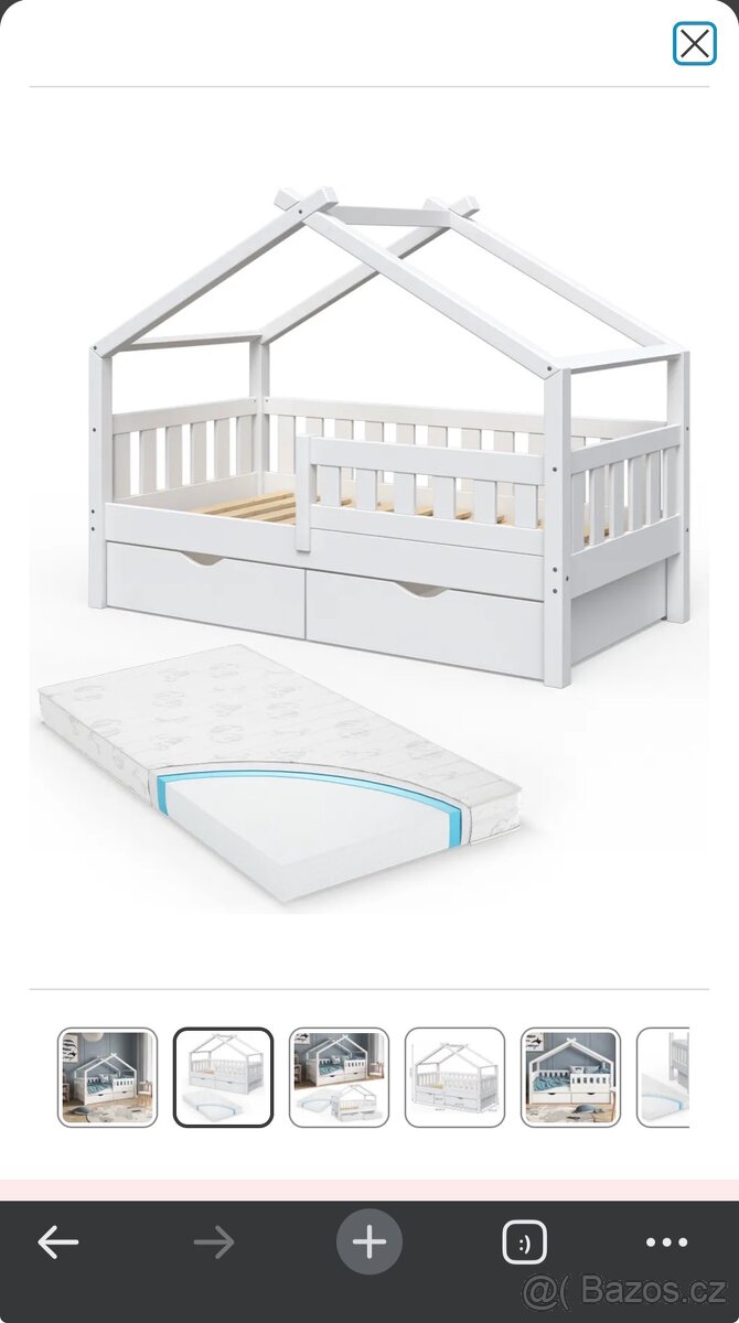 Dětská postel Domek 160x80 - 5