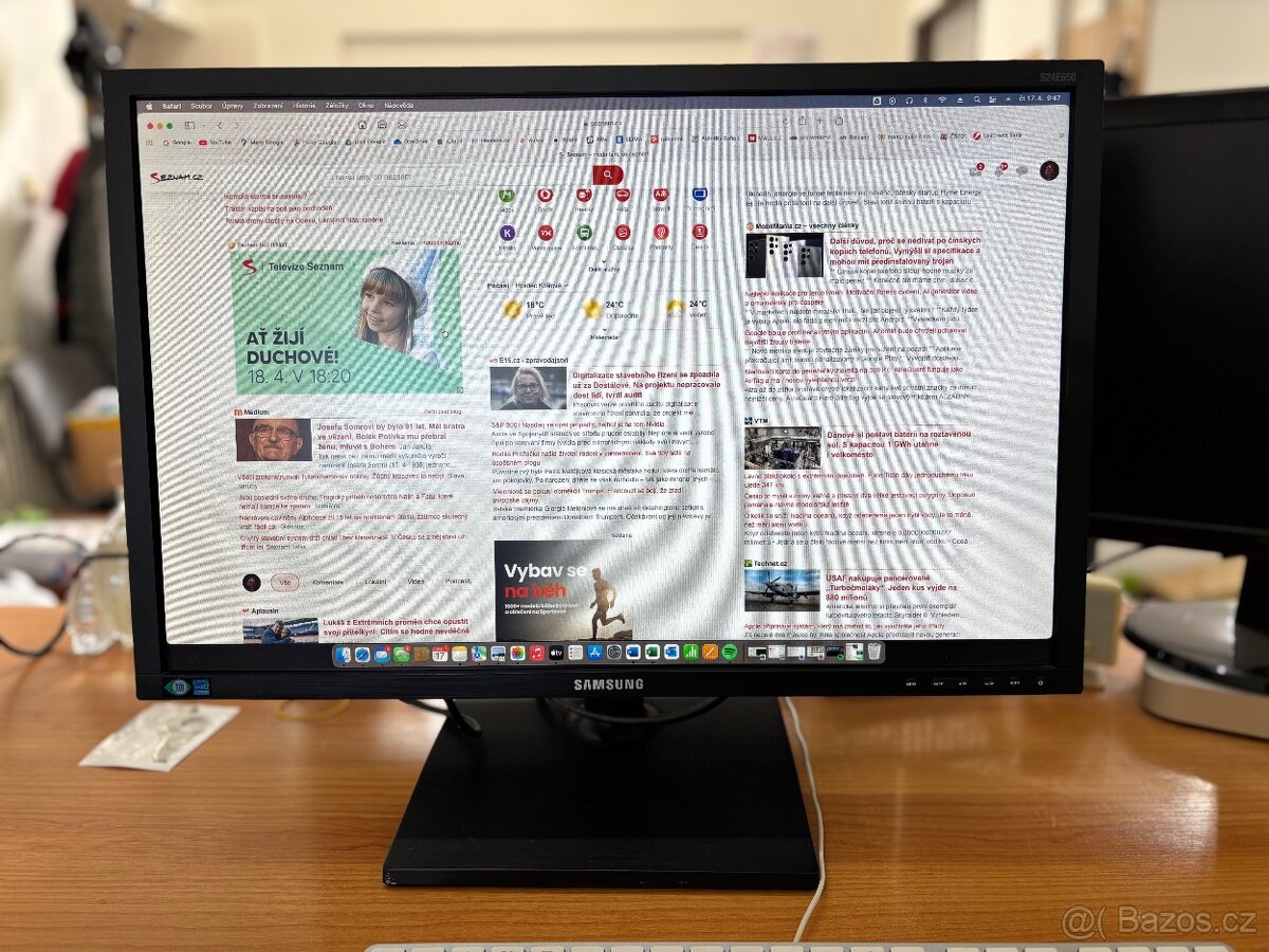 LCD Monitor 24" Samsung S24E65UXWG - 5