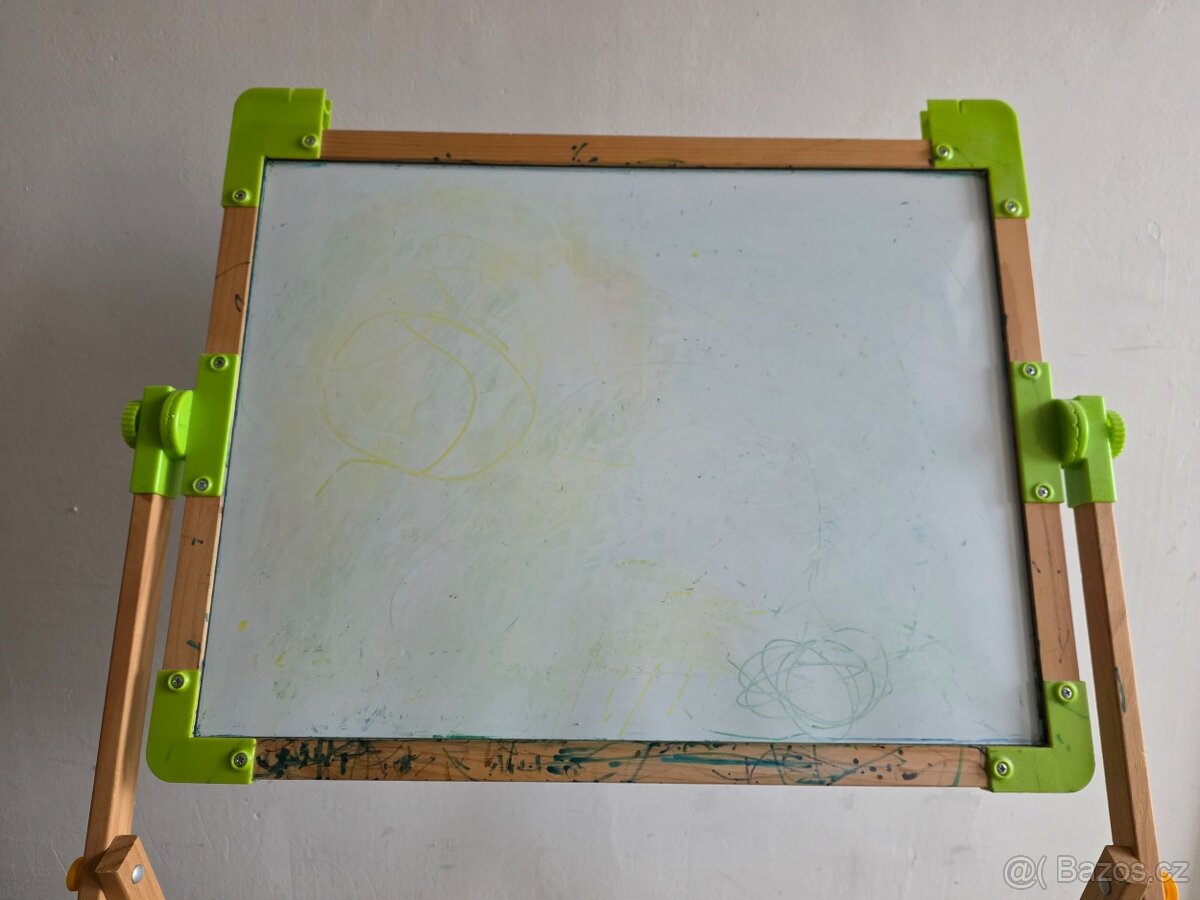 Tabule pro děti na fixy a křídy, magnetická - 5