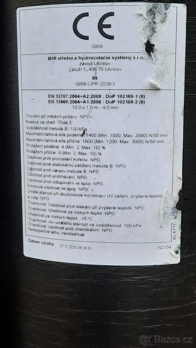 Elastobit GG 40 - modifikovaný pás - Lepenka - 5