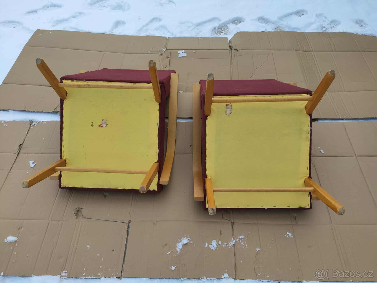 RETRO KŘESLA 2 kusy - 5