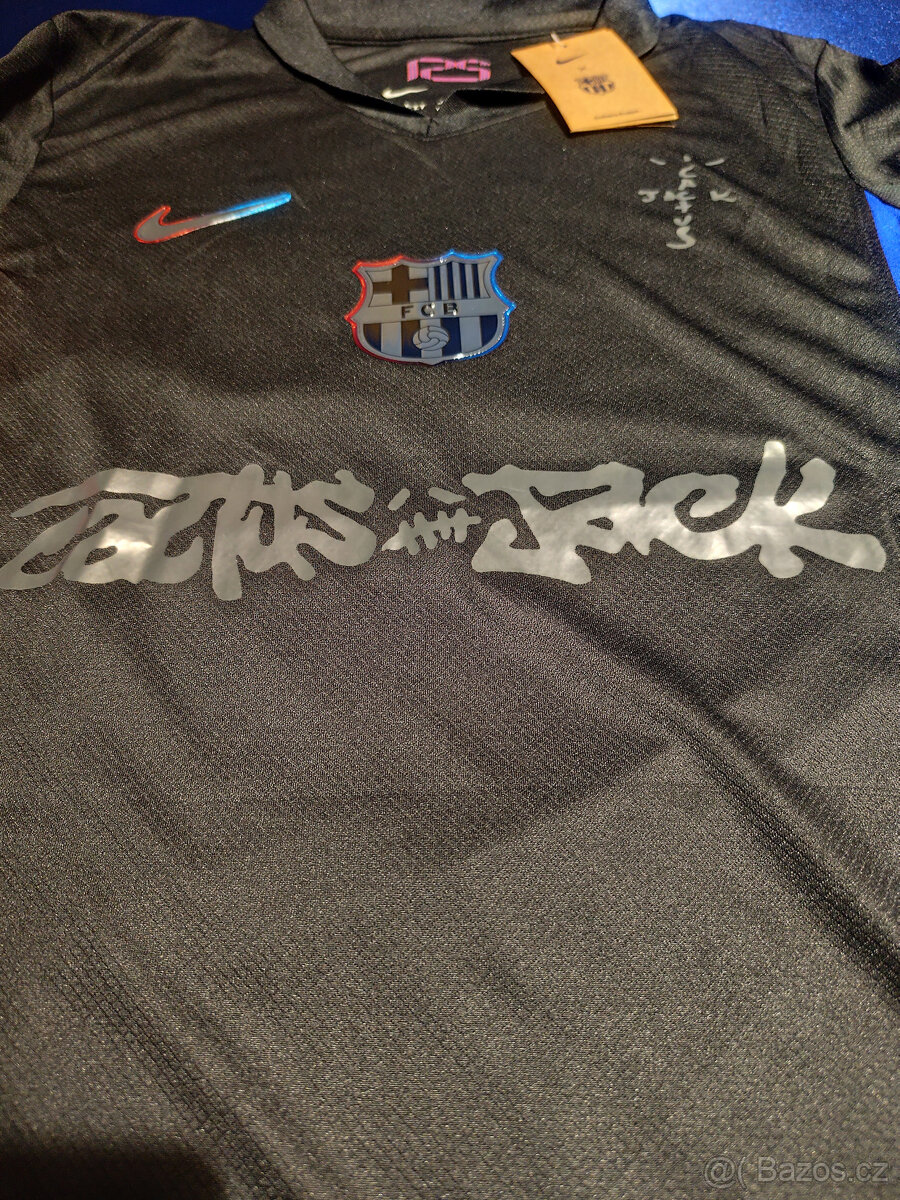 Dres Fc Barcelona Cactus Jack Travis Scott Yamal Nový Away - 5