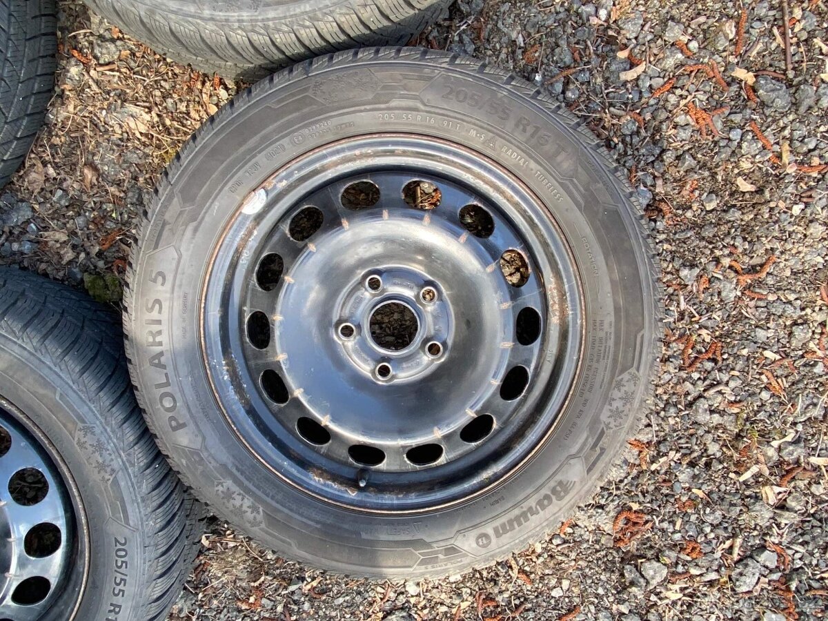 124. sada zimní kola 205/55 r16 5x112 Škoda VW - 5