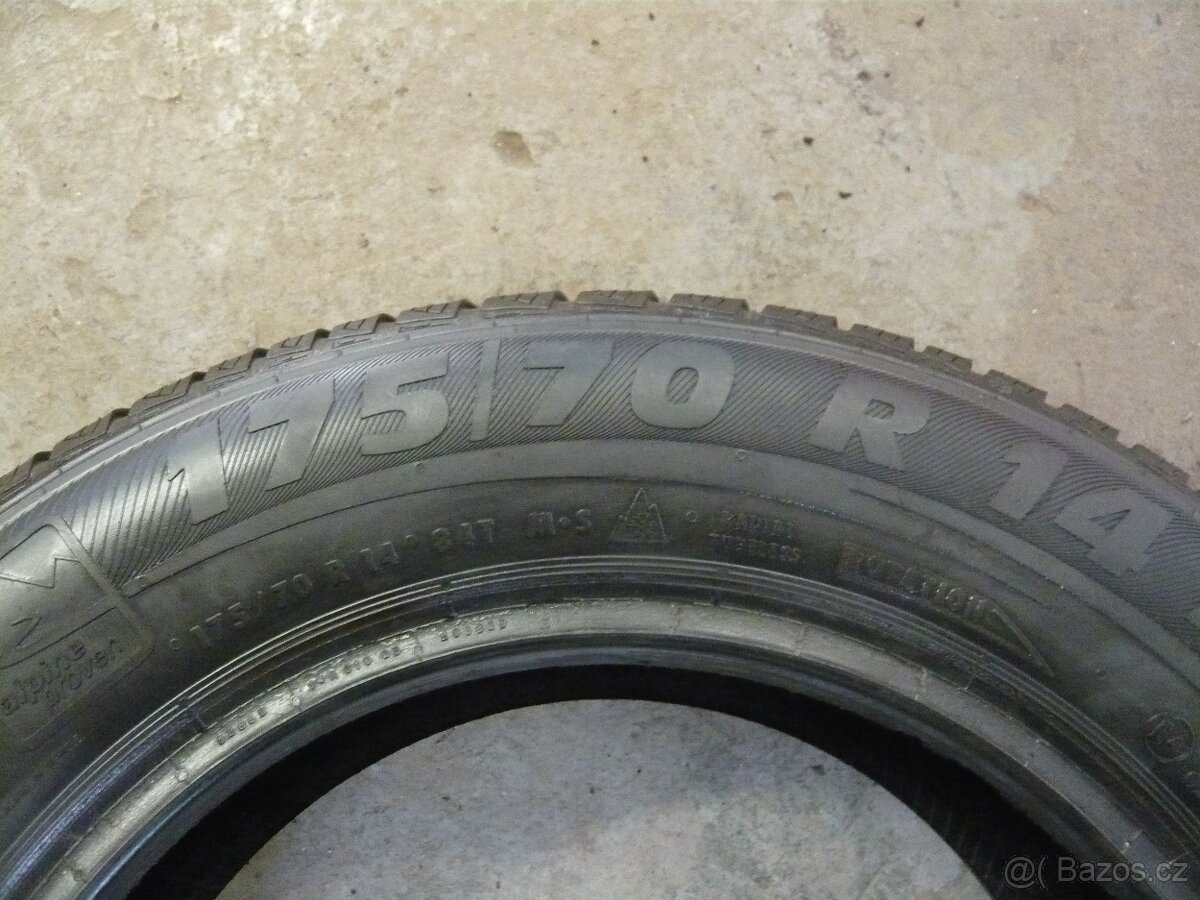 Zimní Pneumatiky 175/70/14, 175-70-14-, 175 70 14. - - 5