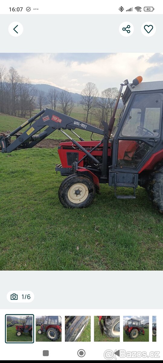 Zetor 5211 s doklady a SPZ. - 5
