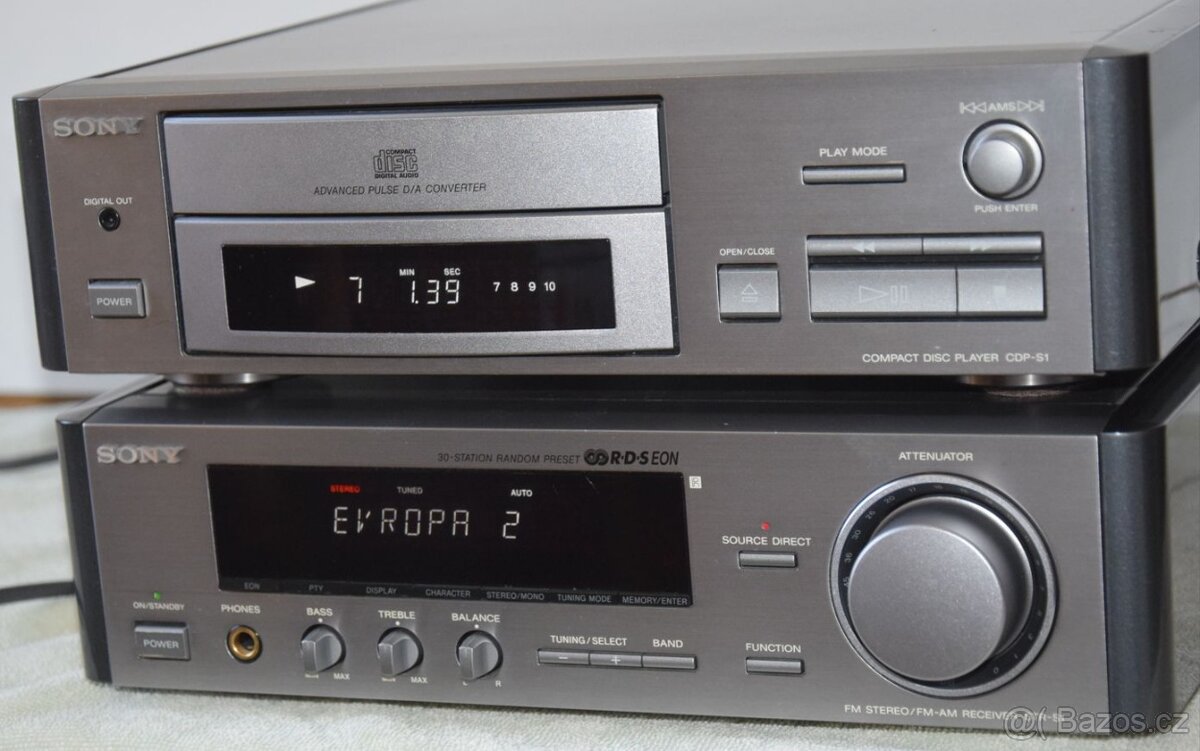 Receiver SONY STR-S1 z řady SCALA, top midi, RDS EON, PTY - 5