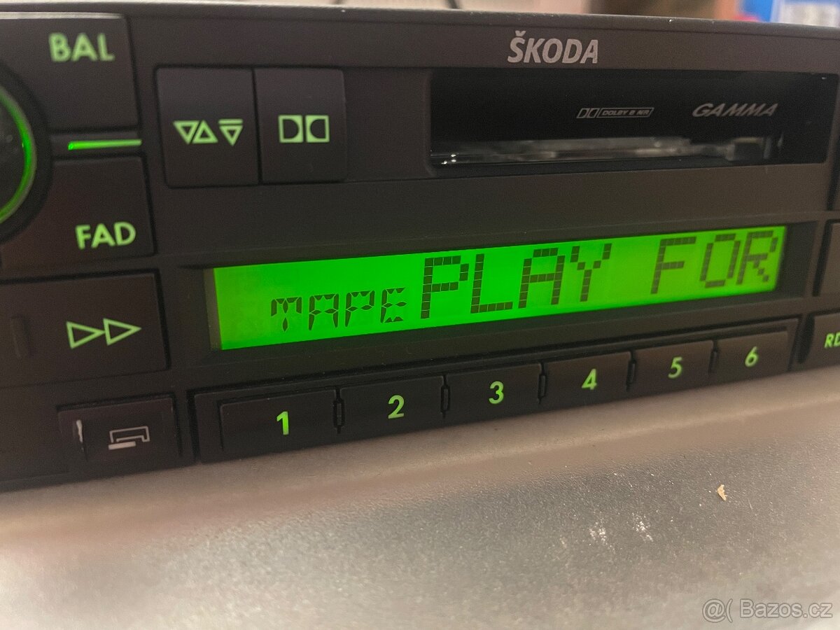Škoda Gamma autorádio 1U0035186C oldtimer - 5