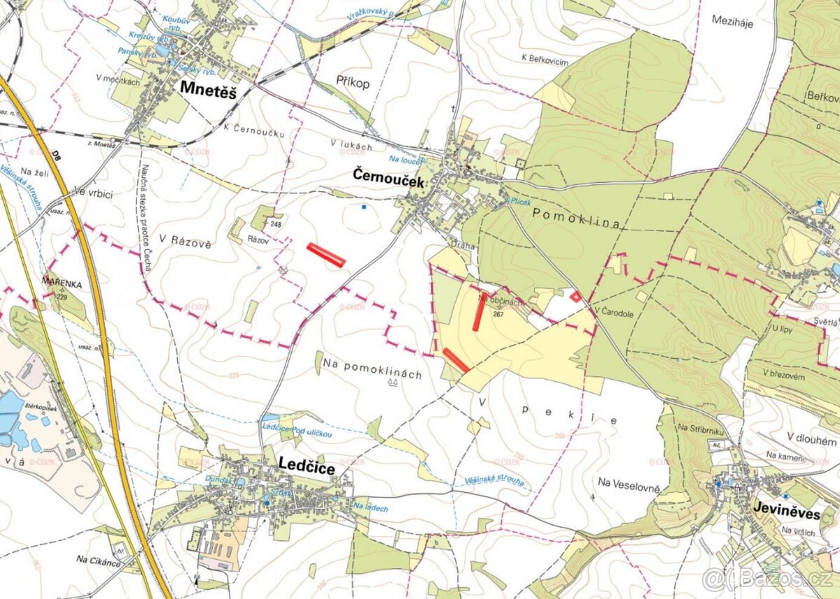 Zemědělská půda, prodej, Černouček, Litoměřice - 5