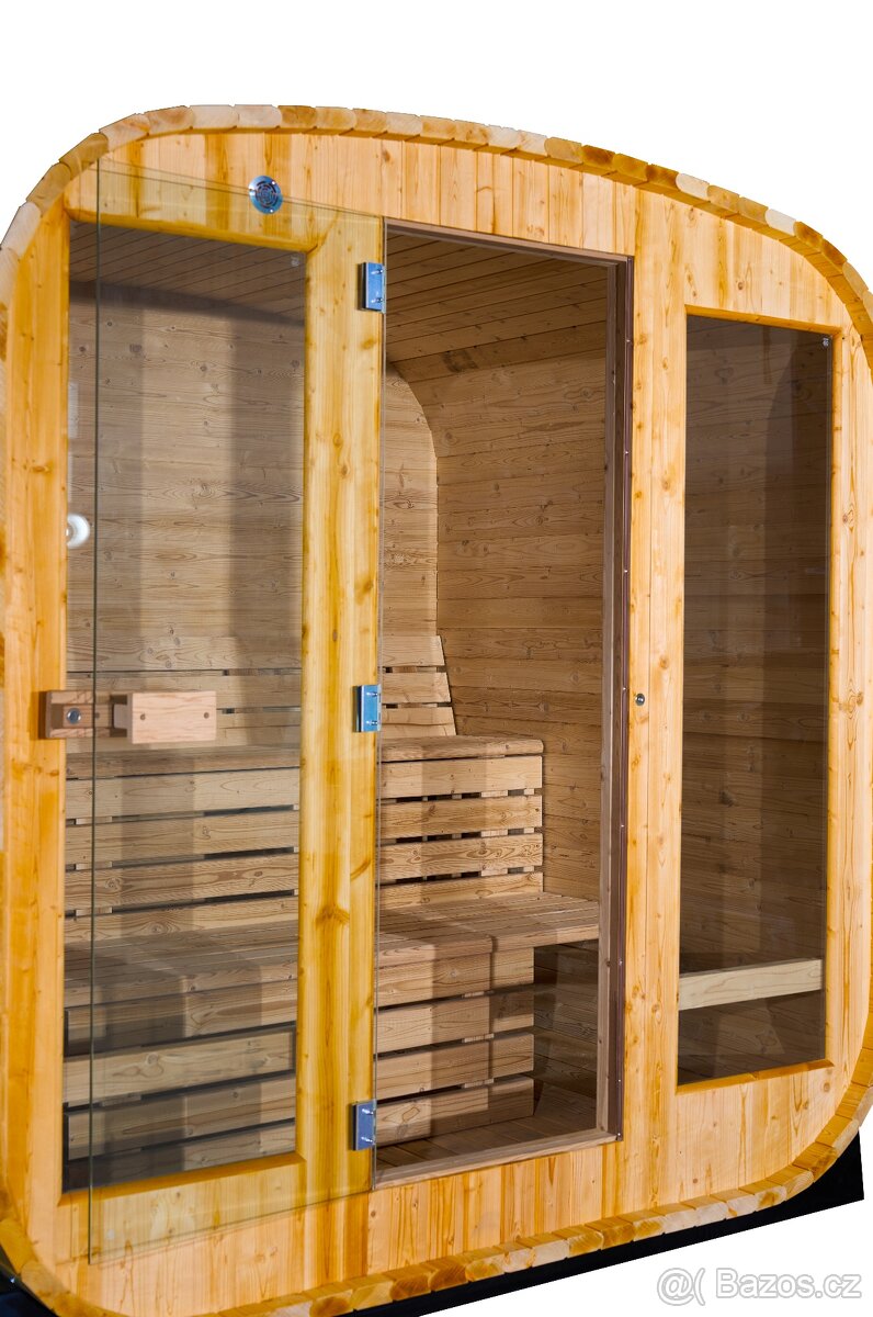 Finská sauna hranatá thermowood 180 - 5