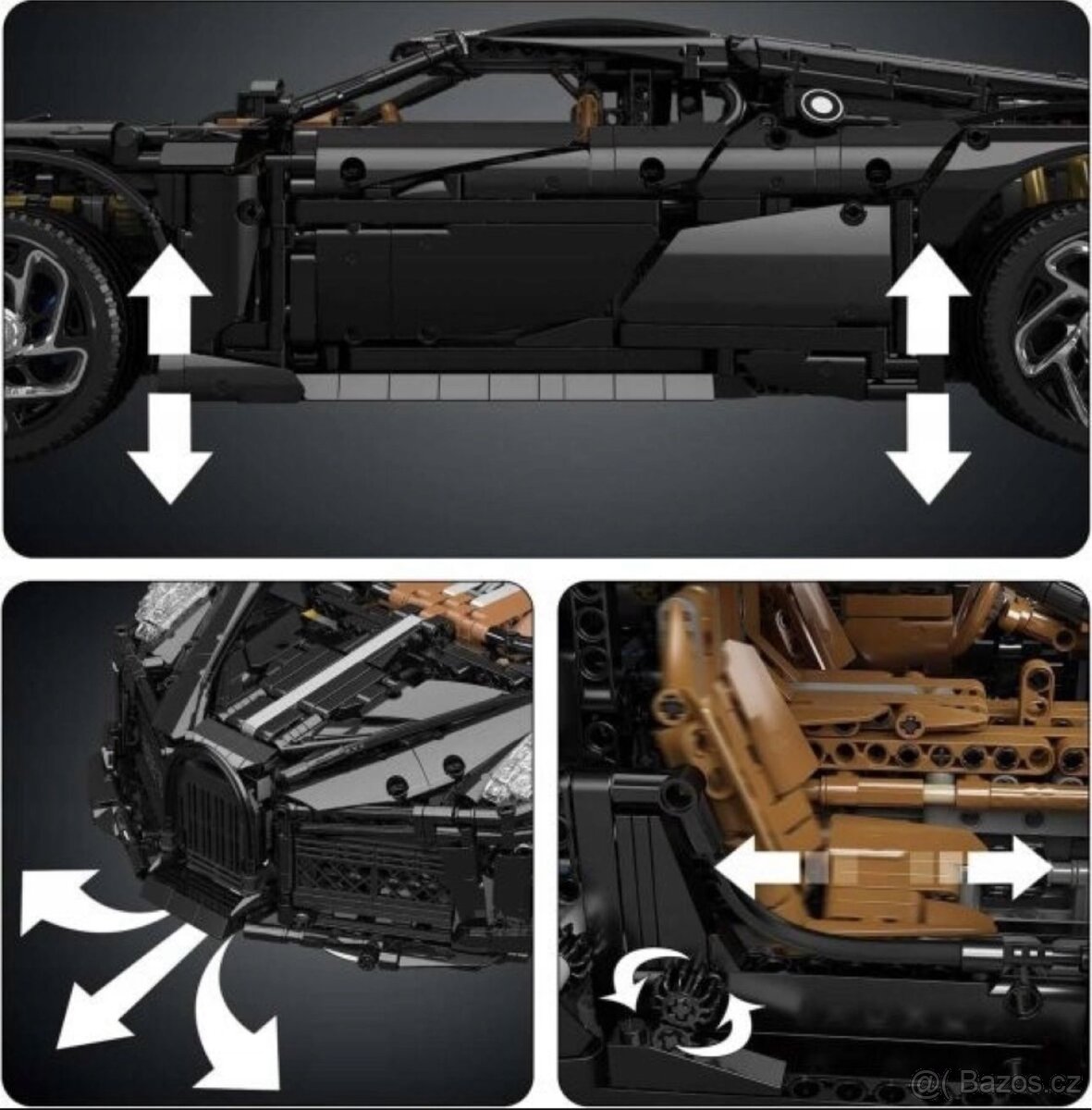 Mold King RC Bugatti La Voiture 4800kusu stavebnice - 5